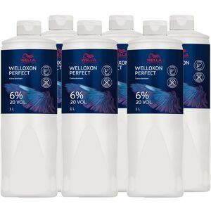 Wella Professionals Welloxon Perfect Creme Developer 6er Set 6 % - 20 Vol. 6 x 1 Liter