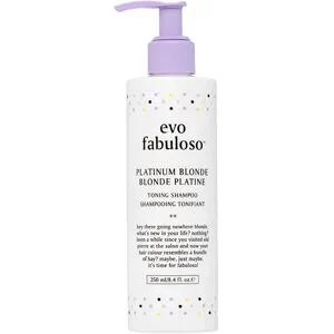 250ml Evo Fabuloso Platinum Blonde Toning Shampoo