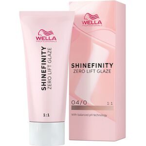 Wella Professionals Shinefinity Zero Lift Glaze 04/0 Natural Espresso - mittelbraun natur 60 ml