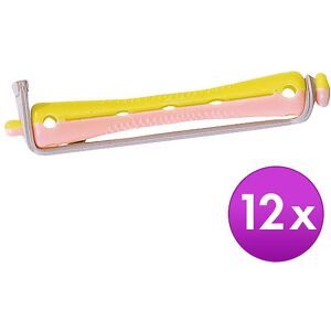 MyBrand Profi Dauerwell-Kurzwickler Gelb-Rosé, Ø 7 mm, Pro Packung 12 Stück