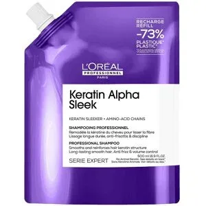 500ml L'Oréal Professionnel Paris Serie Expert Keratin Alpha Sleek Professional Shampoo Refill