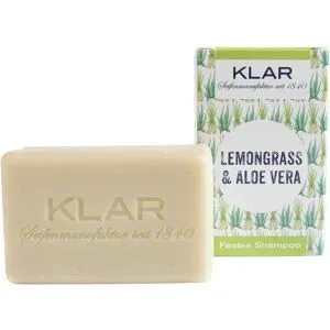 100g KLAR Festes Shampoo Lemongrass & Aloe Vera