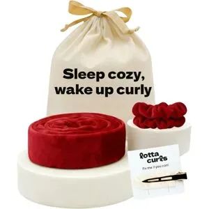 lotta curls Lockenband Set Bordeaux Red