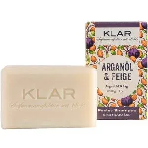 100g KLAR Festes Shampoo Arganöl & Feige