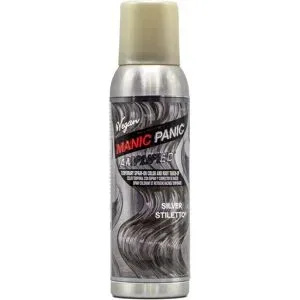 125ml Manic Panic Amplified Spray-On Color Silver Stiletto