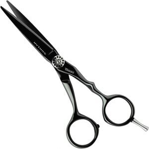 Tondeo Premium Haarschere Mythos Black Offset Conblade 5½