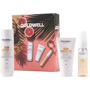 180ml Goldwell Dualsenses Sun Reflects Sommer Set (Shampoo 100ml + Treatment 50ml +Spray 30ml)