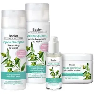 575ml basler Jojoba Starter Set (Shampoo 200ml + Conditioner 200ml + Intensivkur 125ml + Haaröl 50ml)