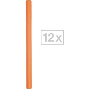 Efalock Flex-Wickler Ø 17 mm, orange, Pro Packung 12 Stück
