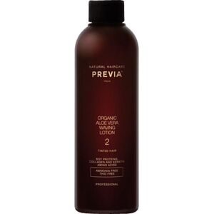 PREVIA Professional Organic Aloe Vera Waving Lotion 2 - für gefärbtes Haar, 200 ml