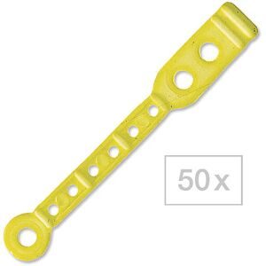 MyBrand Flexofix-Patentgummilaschen Kurz, für Kurzwickler., Pro Packung 50 Stück