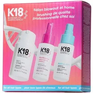 144ml K18 Biomimetic Hairscience Blowout at Home Set (Maske 50ml + Hitzeschutzspray 47ml + Volumenspray 47ml)