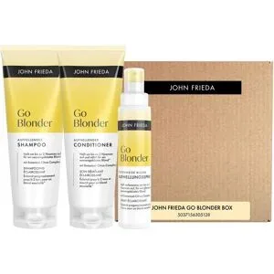 600ml JOHN FRIEDA Go Blonder Box (Shampoo 250ml + Conditioner 250ml + Spray 100ml)