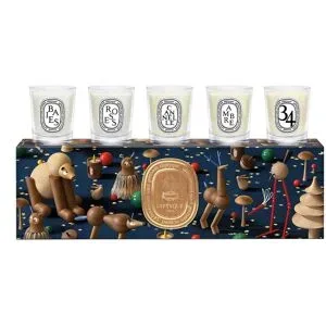 630g diptyque Set mit 5 Minikerzen als Festtagsedition (5 x 126g)
