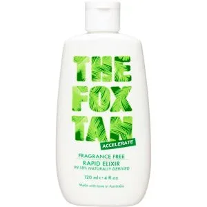 120ml THE FOX TAN Fragrance Free Rapid Tanning Elixir