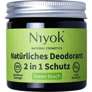 40ml Niyok 2 in 1 anti-transpirante Deocreme - Green touch