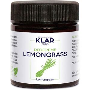 KLAR Deocreme Lemongrass 30 ml