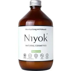 500ml Niyok Mundspülung mit Kokosöl - Pfefferminze