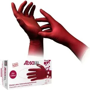 50 Stück AMPri ABSOGEL Latex Handschuh