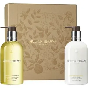 600ml MOLTON BROWN Orange & Bergamot Handpflege-Set (Handseife 300ml + Handcreme 300ml)