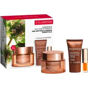 66.4ml CLARINS Age-Defying & Firming Essentials (Day Cream 50ml + Night Cream 15ml + Lip Oil 1,4ml)
