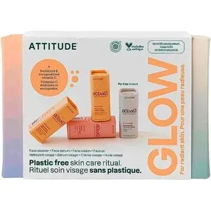 34g Attitude Oceanly Assortment Set Phyto Glow Routine (Cleanser 8,5g + Serum 8,5g + Oil 8,5g + Cream 8,5g)