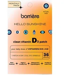 36 Stück barrière HELLO SUNSHINE Vitamin D3 Patch Evil Eye Symbols