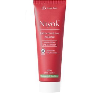 Niyok Zahncreme aus Kokosöl - Blutorange & Basilikum 75 ml