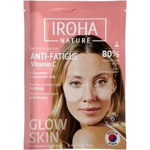 16ml IROHA nature Eye Contour Patches Vitamin C + Cucumber and Hyaluronic Acid (1 Paar)