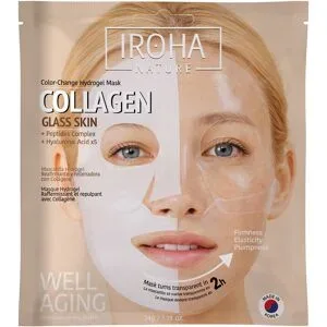 34g IROHA nature Colour Change Hydrogel Mask Collagen Glass Skin (1 Stück)