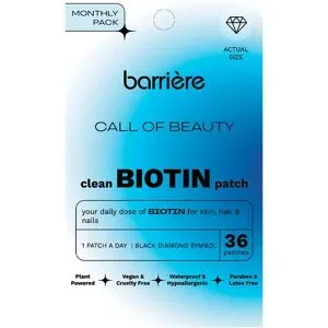 36 Stück barrière CALL OF BEAUTY Biotin Patch Black Diamond