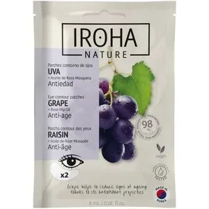 8ml IROHA nature Eye Pads Grape Anti-Age (1 Paar)