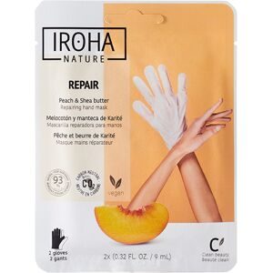 IROHA nature Peach & Sheabutter Handmaske 1 Paar