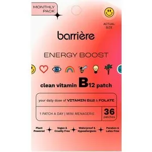 36 Stück barrière ENERGY BOOST Vitamin B12 Patch Mini Menagerie