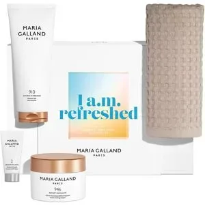 370ml Maria Galland Paris I a.m. refreshed MORNING WAKE ME UP SKINCARE SET (Mask 20ml + Shower Gel 150ml + Cream 200ml + Handtuch)