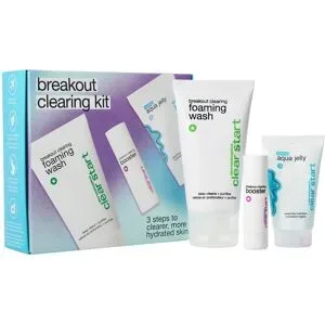 35ml Dermalogica Breakout Clearing Kit (Foaming Wash 15ml + Booster 10ml + Jelly 10ml)