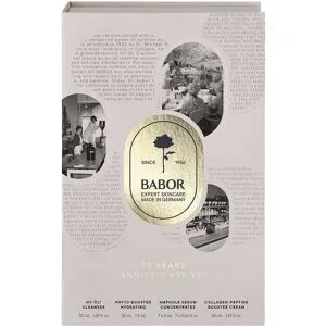 144ml BABOR 70 ANNIVERSARY SET Limited Edition (Cleanser 50ml + Booster 30ml + Serum 7 x 2ml + Cream 50ml)