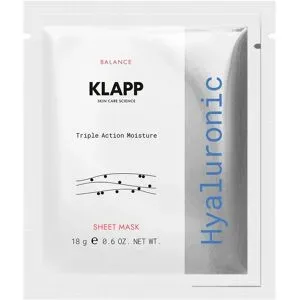 18g KLAPP Hyaluronic Triple Action Moisture Sheet Mask