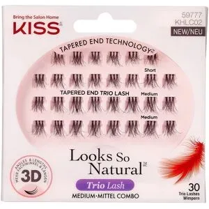 Kiss Looks So Natural Trio Lashes (30 Stück)