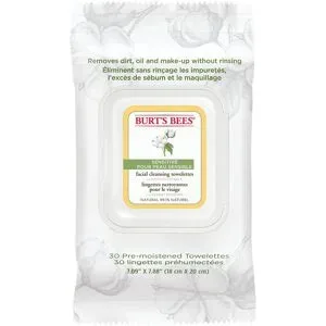 30 Stück Burt´s Bees Sensitive Facial Cleansing Towelettes