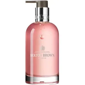 200ml MOLTON BROWN Delicious Rhubarb & Rose Fine Liquid Hand Wash Glas Bottle