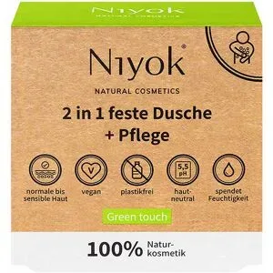 80g Niyok 2 in 1 feste Dusche + Pflege - Green touch