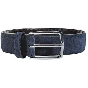 CONDOR Ledergürtel  blau   90 Herren