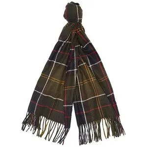 BARBOUR Schal STANWAY dunkelgrün   ONE SIZE Damen