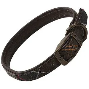 BARBOUR Hundehalsband braun   S Herren