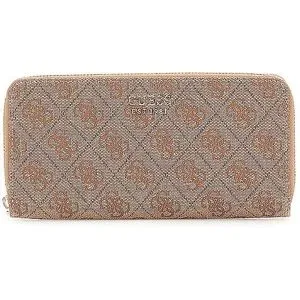 Guess Geldbörse BRENTON Large beige Damen