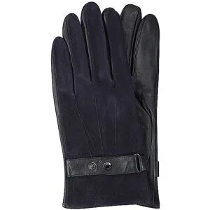 JOOP! Lederhandschuhe dunkelblau   M Herren