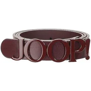 JOOP! Ledergürtel dunkelrot   80 Damen