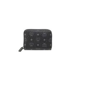 MCM Geldbörse VERITAS VISETOS Mini schwarz Damen