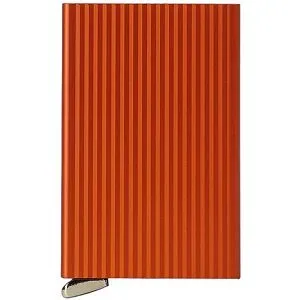 SECRID Geldbörse PREMIUM CARDPROTECTOR + FLUTED orange Damen